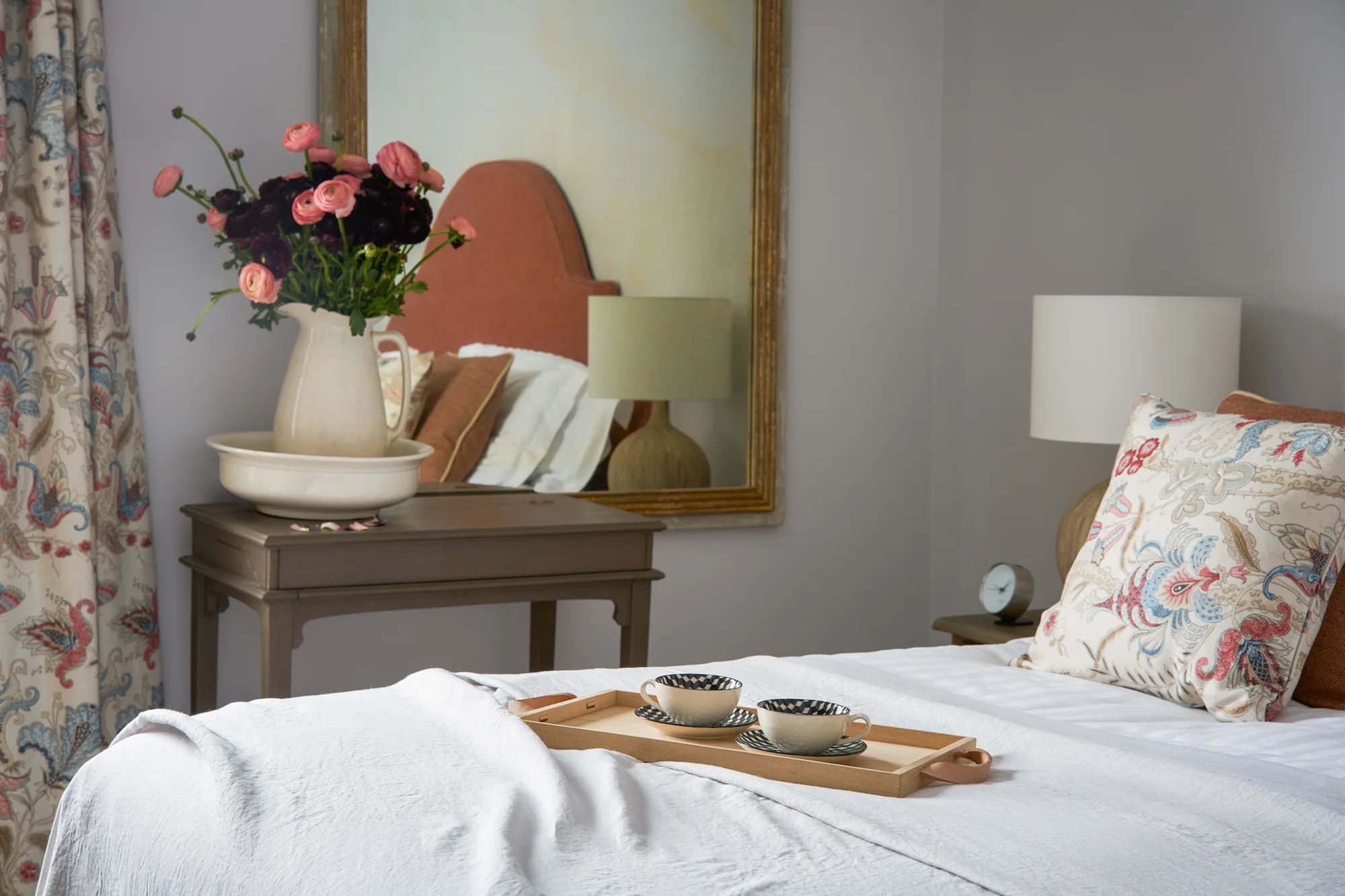 Beautiful boutique hotel room imagery used for The Angel Inn website by SUPERRB™