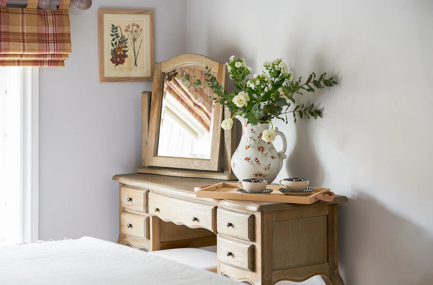 The Angel Inn hotel room interior furniture image used on website