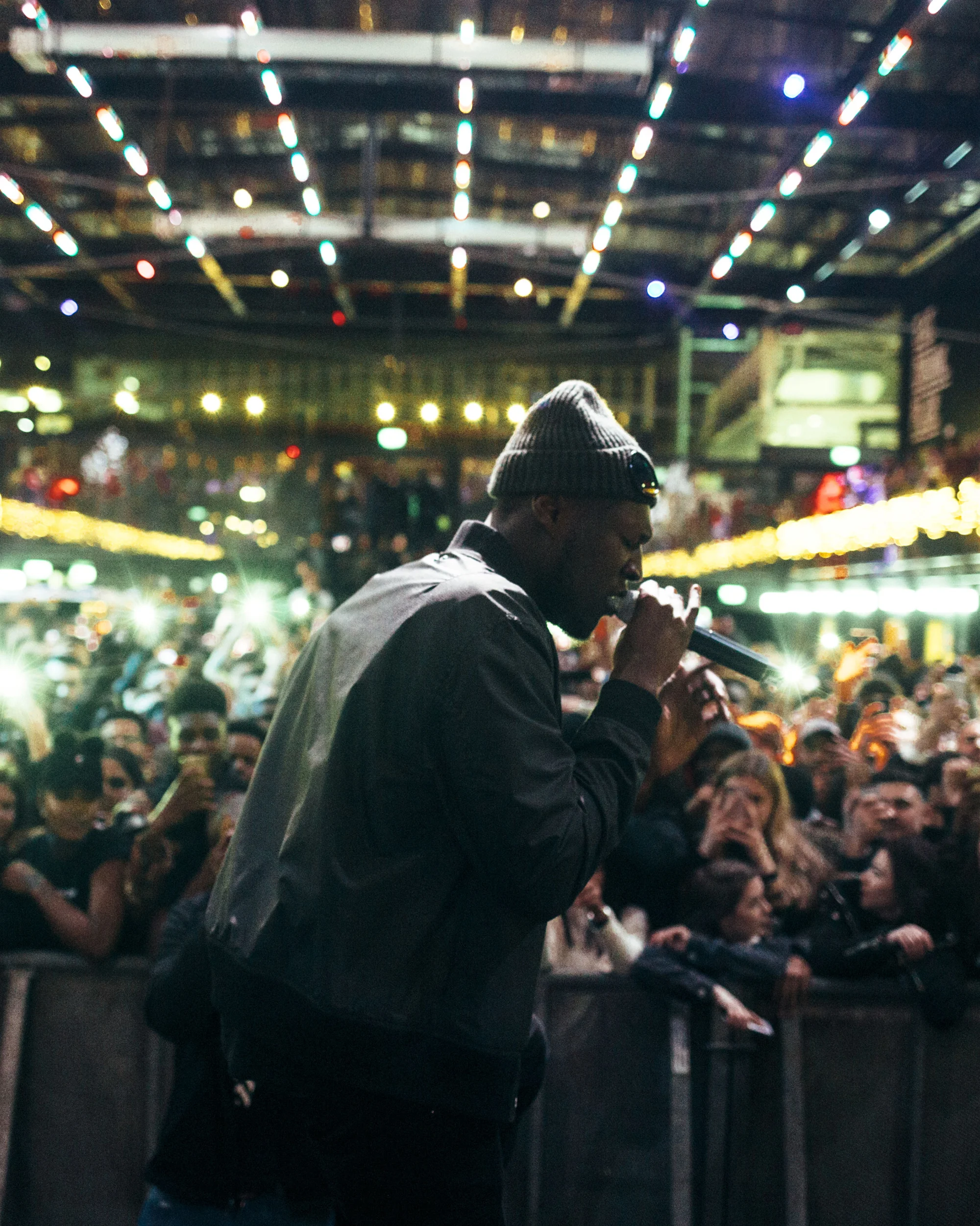 Thumbnail of Stormzy performing to an audience