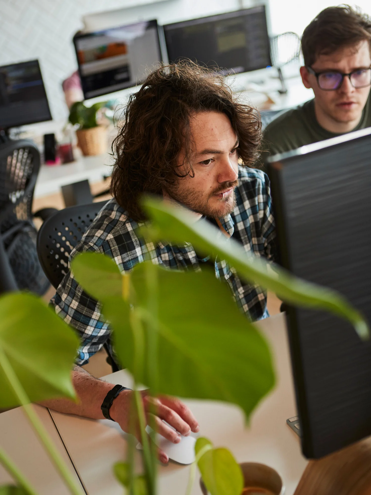 Superrb Account Manager working on a project