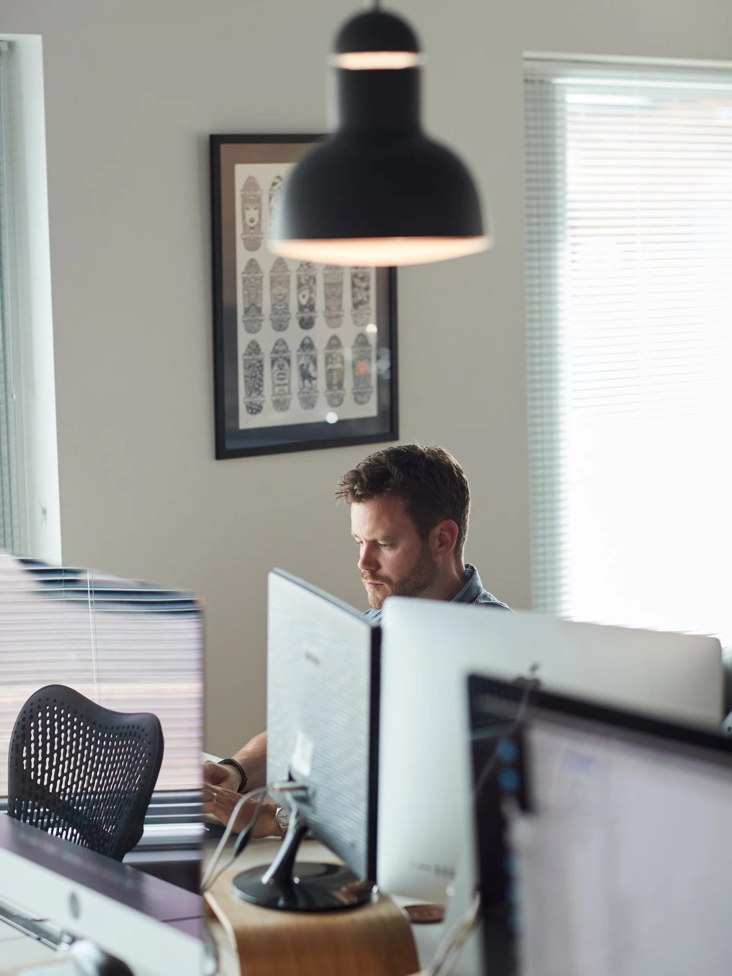 A Superrb web developer working on a project